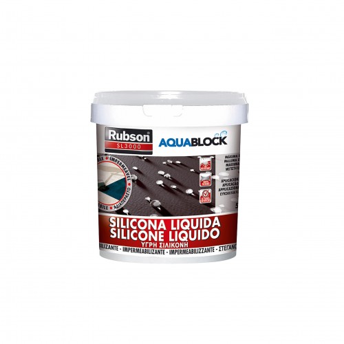 Silicona líquida Rubson Aquablock blanco 25 kg