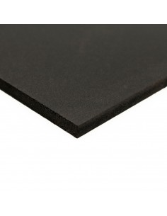 Placa PVC espumado negro mate 3050x2030 mm